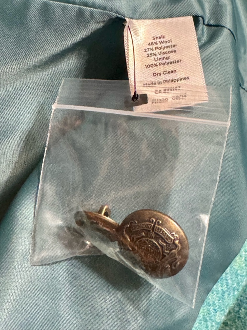 NWT Talbots Wool Blend Classic Button Front Structured Blazer Jacket - Picture 13 of 13